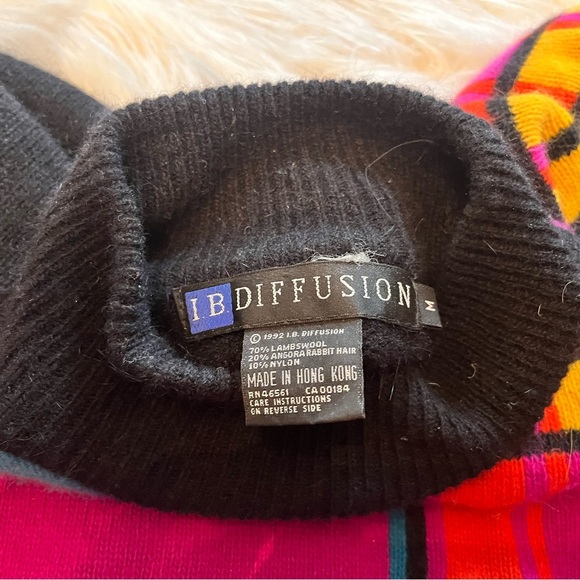 IB Diffusion Sport Women's Multicolor Block Art Sweater Size M - Picture 6 of 7